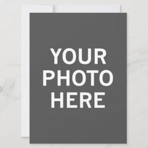 Tarjeta Festiva Su foto aquí