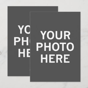 Tarjeta Festiva Su foto aquí