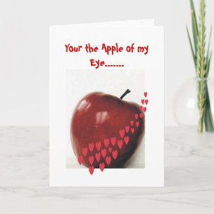 Tarjeta Festiva su la manzana de mi ojo