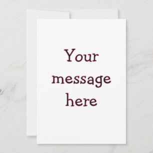 Tarjeta Festiva Su mensaje aquí agregar texto nombre imagen monogr