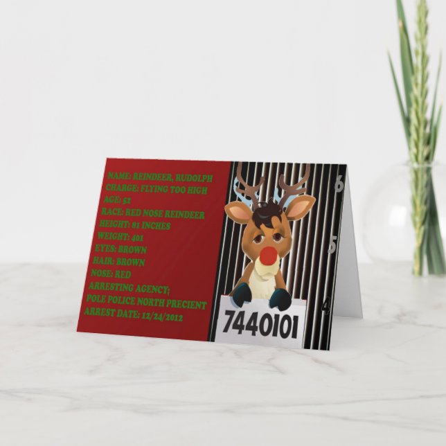 Tarjeta Festiva ¡"Sucede en el mejor de familias! "Chistoso (Anverso)