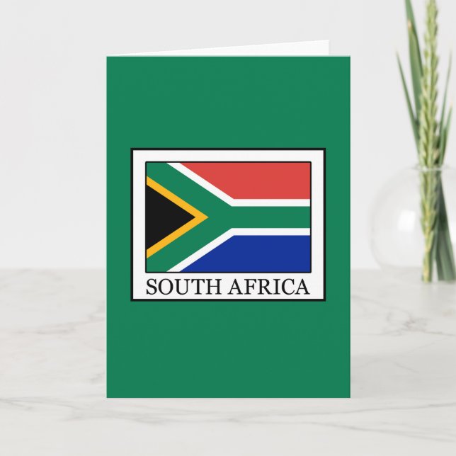Tarjeta Festiva Sudáfrica (Anverso)