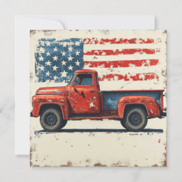 Tarjeta Festiva Sueño All-American: Gloria de la Vintage