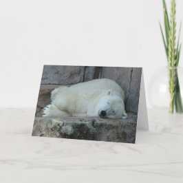 Tarjeta Festiva Sueño con icebergs