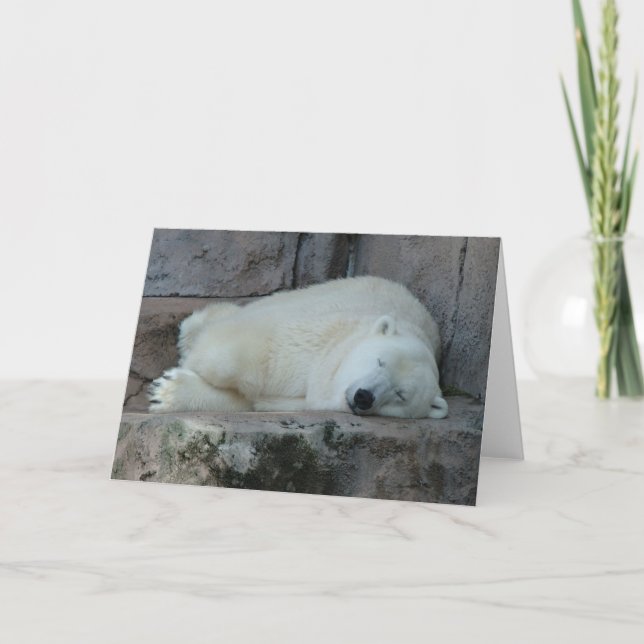 Tarjeta Festiva Sueño con icebergs (Anverso)