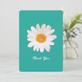 Tarjeta Festiva Sueño de Flor de Margarita – Agradecimiento Botáni