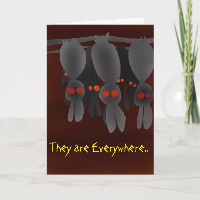 Tarjeta Festiva Sueño de los conejitos (Anverso)