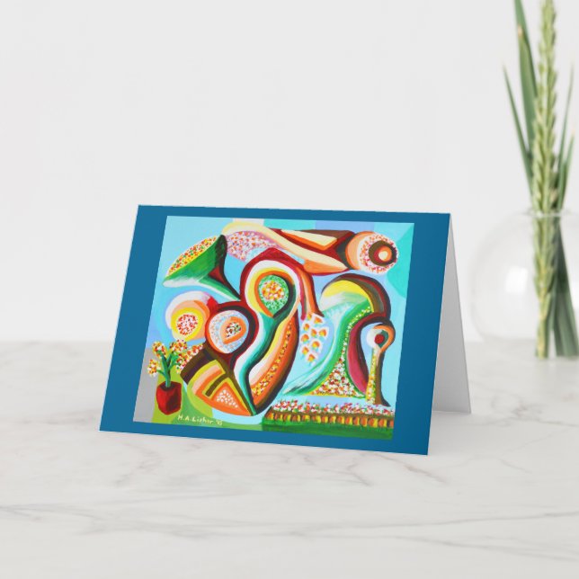 Tarjeta Festiva Sueño de verano (Anverso)