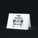 Tarjeta Festiva Sueños bailarines Hanukkah y Doughnut jly<br><div class="desc">Está viendo la colección Lee Hiller Designs of Home and Office Decor, Apparel, Gifts and Collectibles. Los diseños incluyen la fotografía Lee Hiller y la colección de arte digital de medios mixtos. Puedes ver su fotografía de la naturaleza en http://HikeOurPlanet.com/ y seguir su blog de caminatas dentro del Parque Nacional...</div>