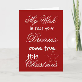 Tarjeta Festiva Sueños de navidades