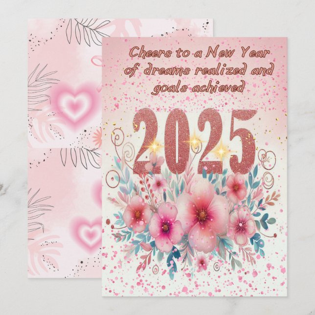 Tarjeta Festiva Sueños en auge 2025 (Anverso / Reverso)
