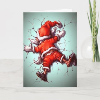 Tarjeta Festiva Suicidio Santa
