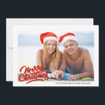 Tarjeta Festiva Summer Beach Ferry Christmas<br><div class="desc">Hermosa tarjeta de vacaciones con foto-place. Tarjeta de vacaciones de verano con fotos de navidad. Edite o elimine el texto de los cuadros de texto proporcionados. Ver más diseños de vacaciones en mi tienda. Festividades festivas modernas,  Navidades,  navidad,  diseño estacional. Foto personalizada.</div>