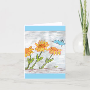 Tarjeta Festiva Sunflower