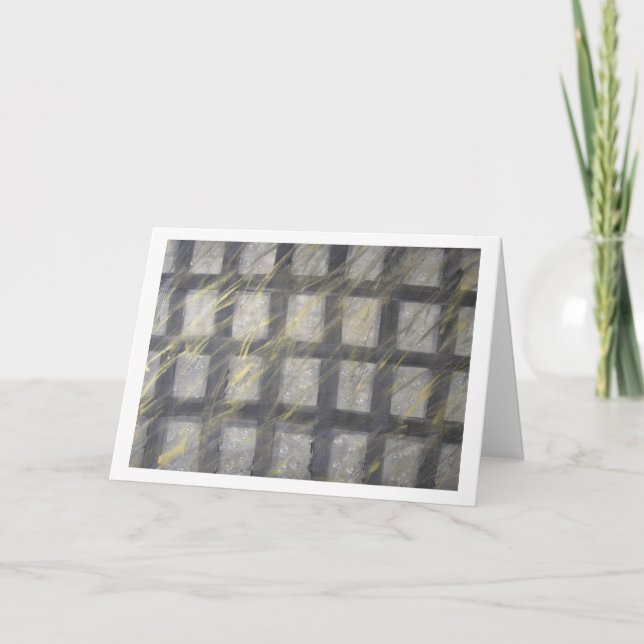 Tarjeta Festiva Sunny Snowflakes Of Confort (Anverso)