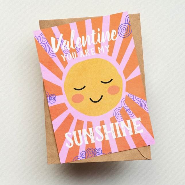 Tarjeta Festiva Sunshine Valentine (Subido por el creador)