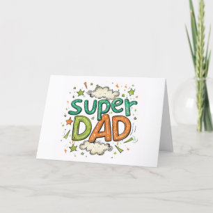 Tarjeta Festiva Super Papá
