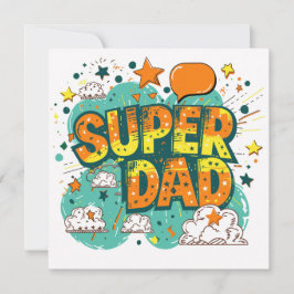 Tarjeta Festiva Super Papá