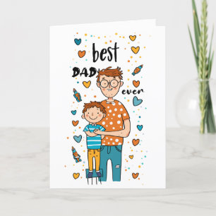 Tarjeta Festiva Super Papá