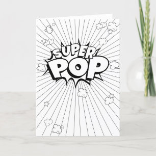 Tarjeta Festiva ¡SUPER POP! D.I.Y., Diversión, Popcorn Pun   Tarje