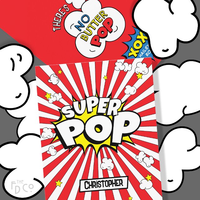 Tarjeta Festiva ¡SUPER POP! ¡No hay Pop de Mantequilla! Popmaíz Pu (Subido por el creador)