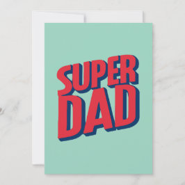 Tarjeta Festiva Superhéroe Papá