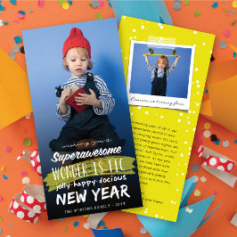 Tarjeta Festiva Superincreíble Año Maravilloso Jolly