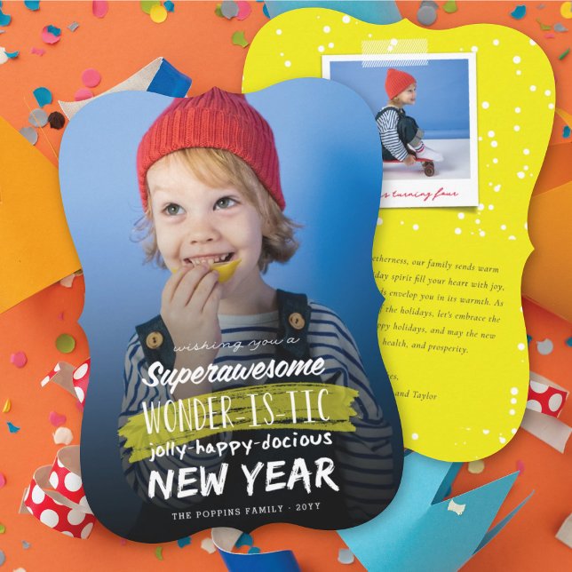 Tarjeta Festiva Superincreíble Año Maravilloso Jolly (Subido por el creador)