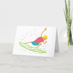 Tarjeta Festiva Surfing