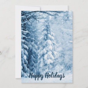 Tarjeta Festiva Susurros de invierno