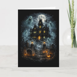 Tarjeta Festiva Susurros de la Mansión Blackwood