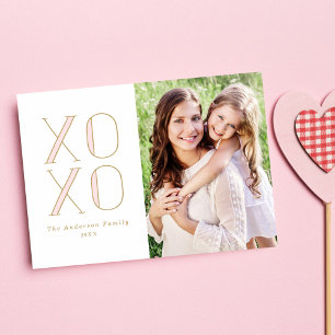 Tarjeta Festiva Sweet and Simple   Valentine's Day Photo Card
