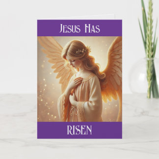 Tarjeta Festiva Sweet Angel Easter Greeting Card