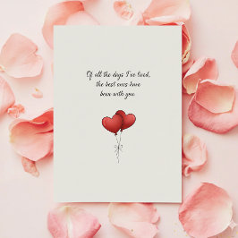 Tarjeta Festiva Sweet Valentine Card for Boyfriend Girlfriend