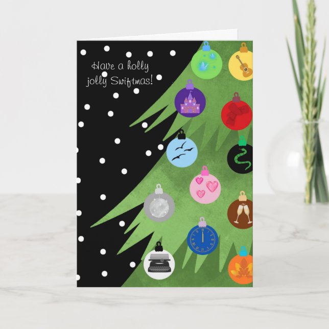 Tarjeta Festiva Swiftmas Card (Anverso)