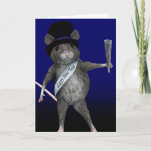 Tarjeta Festiva Sylvester Mouse