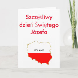Tarjeta Festiva Szczęśliwy dzień Świętego Józefa