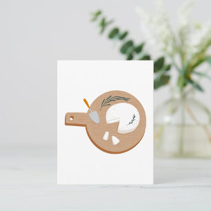 Tarjeta Festiva Tabla de queso