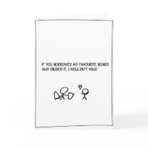 'Tablero favorito' - Surfing Valentine Card