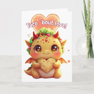 Tarjeta Festiva Taco San Valentín