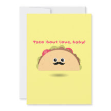 Taco Sobre el Amor Bebé Día de San Valentín
