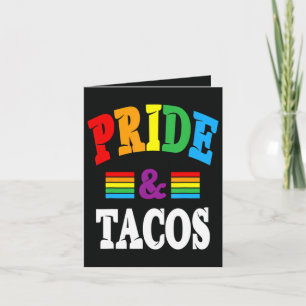 Tarjeta Festiva Tacos Orgullo Lgbt Lgbtq Gay