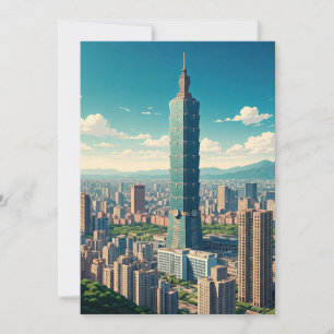 Tarjeta Festiva Taipei 101 Taiwán