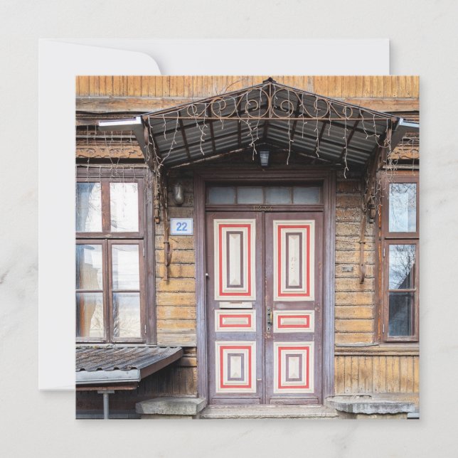 Tarjeta Festiva Tallinn Door (Anverso)