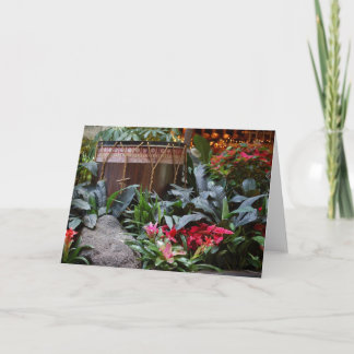Tarjeta Festiva Tambor polinesio navidades