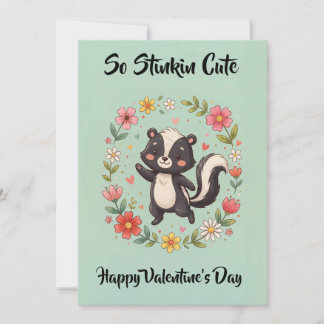 Tarjeta Festiva Tan adorable feliz día de San Valentín