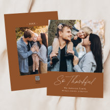 Tan agradecido Día de Acción de Gracias