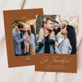 Tarjeta Festiva Tan agradecido Día de Acción de Gracias