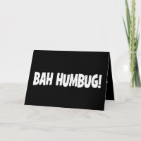 Tarjeta: Bah Humbug!