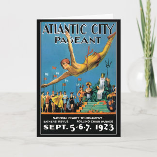 Tarjeta Festiva Tarjeta: Concurso de belleza de Atlantic City